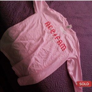 New ace family shirt (pink long sleeve)